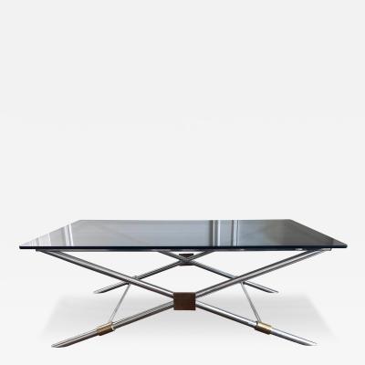 John Vesey Rare X leg Coffee Table by John Vesey