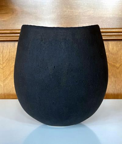 John Ward Ceramic Oval Vessel by British Studio Potter John Ward
