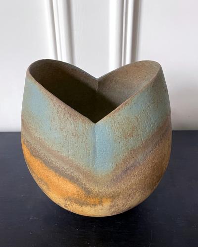 John Ward Ceramic Vase Vessel by British Studio Potter John Ward