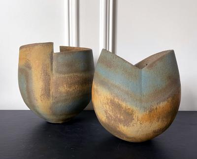 John Ward Ceramic Vase Vessel by British Studio Potter John Ward