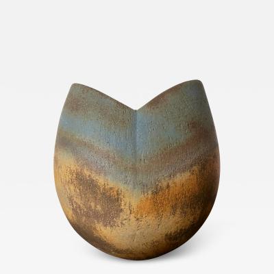 John Ward Ceramic Vase Vessel by British Studio Potter John Ward