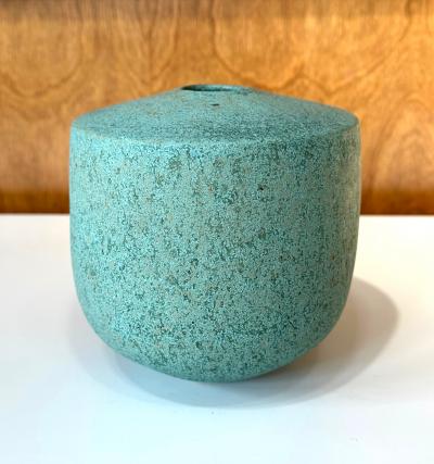 John Ward Ceramic Vase with Green Glaze by John Ward