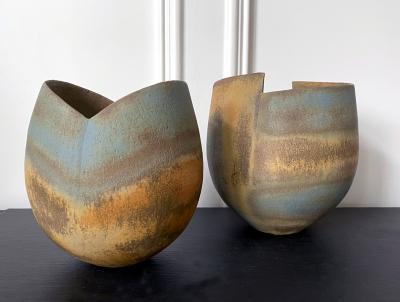 John Ward Ceramic Vessel Vase by British Studio Potter John Ward