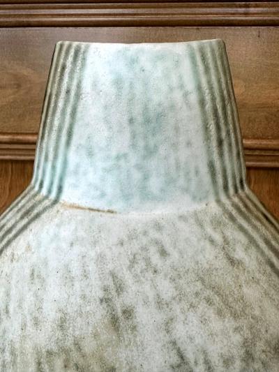 John Ward Large Ceramic Vase with Banded Glaze by John Ward