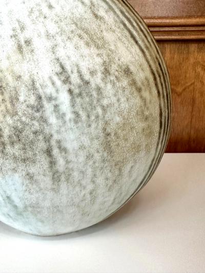 John Ward Large Ceramic Vase with Banded Glaze by John Ward
