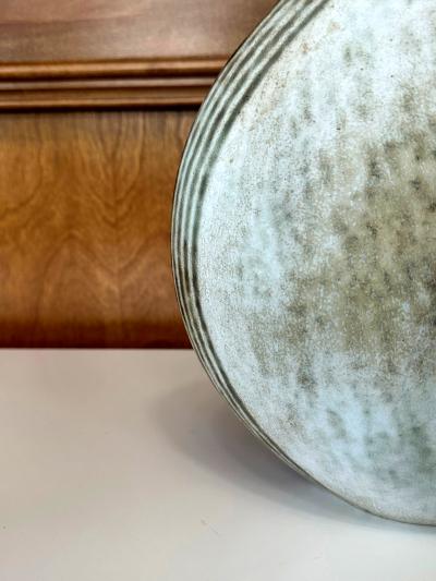 John Ward Large Ceramic Vase with Banded Glaze by John Ward