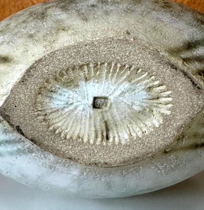 John Ward Large Ceramic Vase with Banded Glaze by John Ward