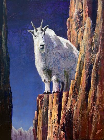 John Webster Lord of the Ledge Mountain Goat