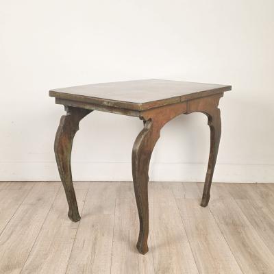 John Wheatman Custom Copper Top Table with Antique Legs
