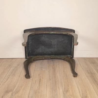John Wheatman Custom Copper Top Table with Antique Legs