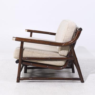 John Wisner John Wisner for Ficks Reed Mid Century Bamboo Sofa