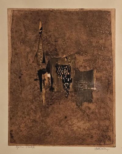 Johnny Friedlaender Mid Century Signed Lithograph No III