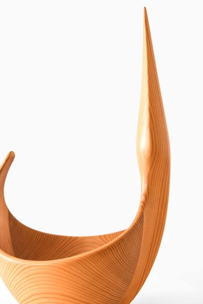 Johnny Mattsson Sculptural Bowl in Pine by Johnny Mattsson 1950s
