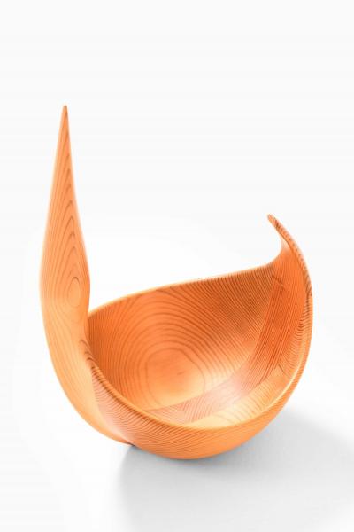 Johnny Mattsson Sculptural Bowl in Pine by Johnny Mattsson 1950s