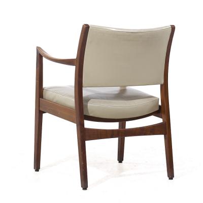 Johnson Chair Co Mid Century Walnut Arm Chair