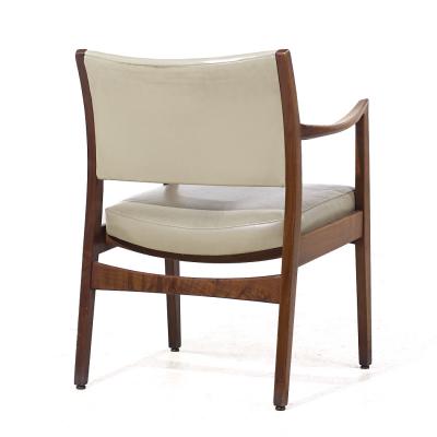 Johnson Chair Co Mid Century Walnut Arm Chair