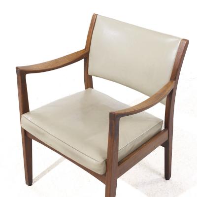 Johnson Chair Co Mid Century Walnut Arm Chair