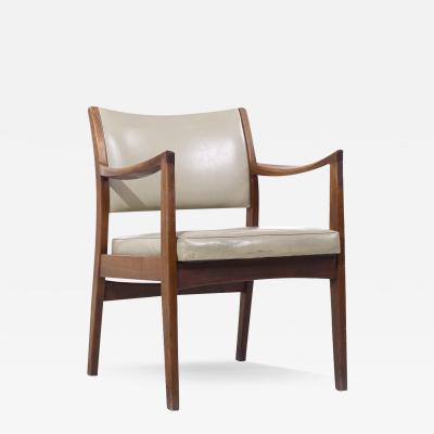 Johnson Chair Co Mid Century Walnut Arm Chair