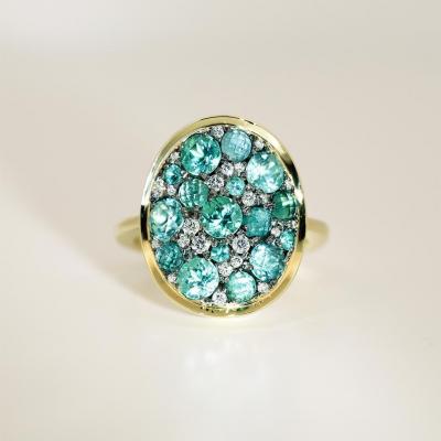 Joke Quick Paraiba Tourmaline White Diamond Starstruck Ring Joke Quick 2026