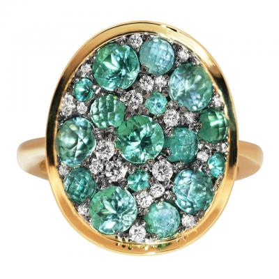 Joke Quick Paraiba Tourmaline White Diamond Starstruck Ring Joke Quick 2026