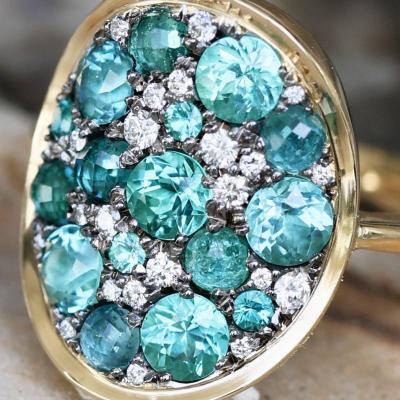 Joke Quick Paraiba Tourmaline White Diamond Starstruck Ring Joke Quick 2026
