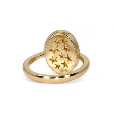 Joke Quick White Yellow Pink Diamond Blue Sapphire Pink Spinel Starstruck Ring Joke Quick