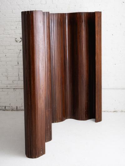 Jomaine Baumann Large French Tambour Folding Screen by Jomain Baumann