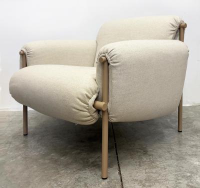 Jonah Takagi Vintage AMI Cashmere Metal Lounge Chairs Jonah Takagi Hallgeir Homstvedt Pr 