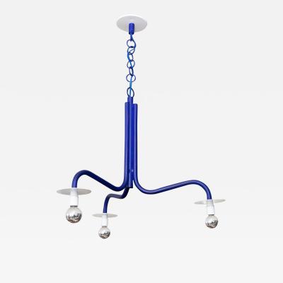 Jonas Bohlin JONAS BOHLIN 3 ARM CHANDELIER IN ULTRAMARINE BLUE A 