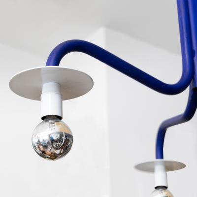 Jonas Bohlin JONAS BOHLIN 3 ARM CHANDELIER IN ULTRAMARINE BLUE C 