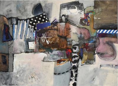 Jonas Gerard Jonas Gerard Large O C Abstract Painting