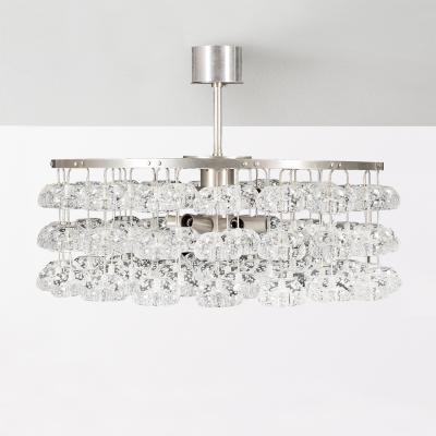 Jonas Hidle Scandinavian Modern Bhaco chandelier designed by Jonas Hidle Norway 1965 