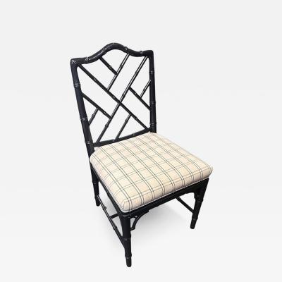 Jonathan Adler Hollywood Regency Jonathan Adler Faux Bamboo Chippendale Dining Chair