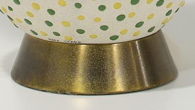 Jonathan Adler Pair of Mid Century Modern Table Lamps Signed