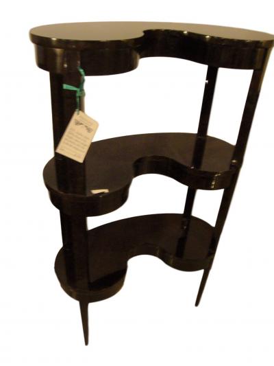 Jonathan Charles Kidney Shaped Three Tier Etagere