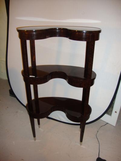 Jonathan Charles Kidney Shaped Three Tier Etagere