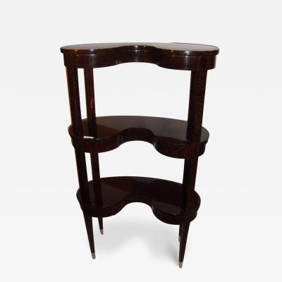 Jonathan Charles Kidney Shaped Three Tier Etagere