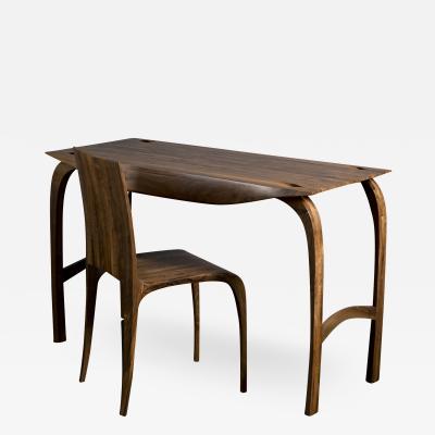 Jonathan Field Desk in Solid English Walnut Design No5 2019