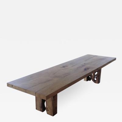 Jonathan Field English oak table for Clare
