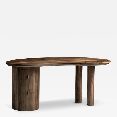 Jonathan Field Kidney Shaped Desk in Walnut by Jonathan Field