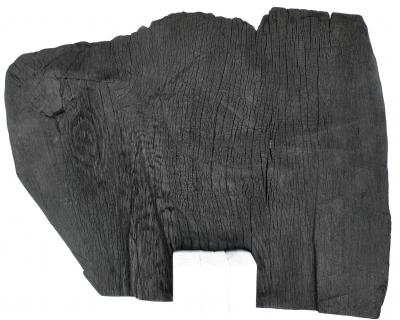 Jonathan Shlafer JONATHAN SHLAFER TOTEMIC SHOU SHUGI BAN WOOD AND MARBLE SCULPTURE