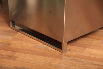 Jonathan Singleton Jonathan Singleton Stainless Steel Cube Lounge Chair