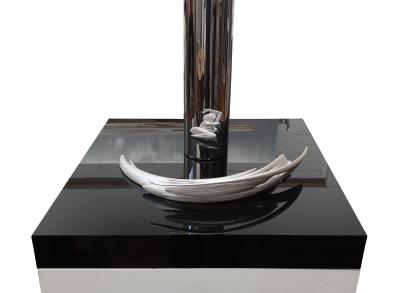 Jonty Hurwitz Emerging from Water in Silver