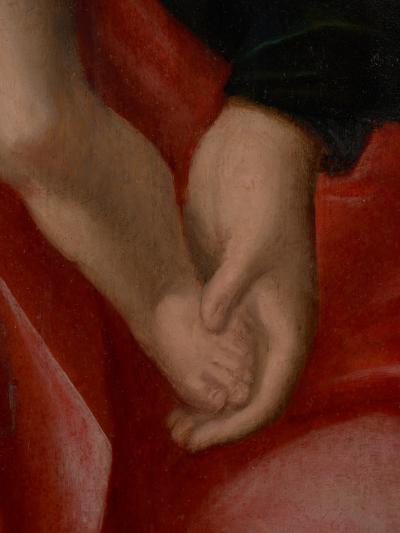 Joos van Cleve 16th C Biblical Manner of Joos van Cleve Madonna with Child Oil on Panel