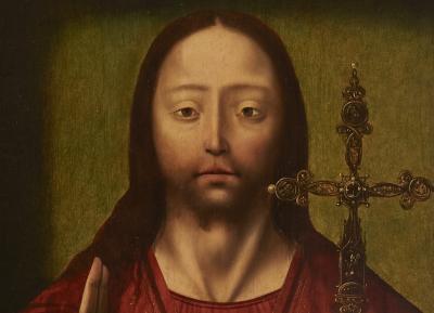 Joos van Cleve Christ as Salvator Mundi