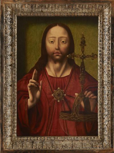 Joos van Cleve Christ as Salvator Mundi