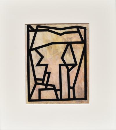 Jorge Fick JORGE FICK ABSTRACT Painting Series Motel Suitcase 6034