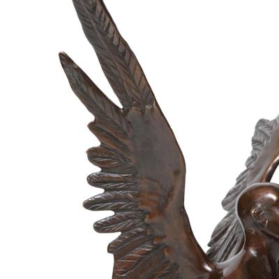 Jorge Marin Jorge Mar n Equilibrium Bronze Figure on a Ball with Carnival Mask Signed 