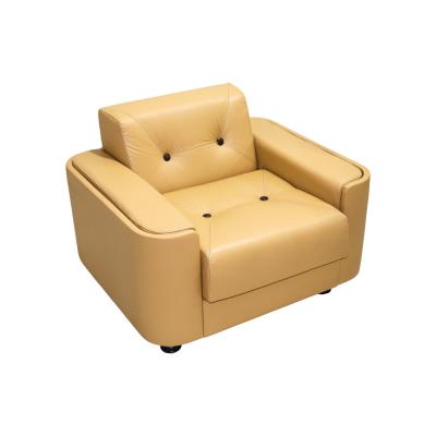 Jorge Zalszupin Armchair in Yellow Leather Jorge Zalszupin 1970s Lot 146