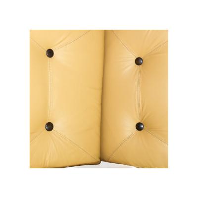 Jorge Zalszupin Armchair in Yellow Leather Jorge Zalszupin 1970s Lot 146